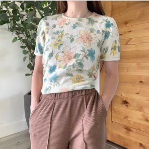 Vintage floral top